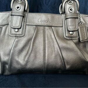 Coach Metallic Silver Women's Bag
